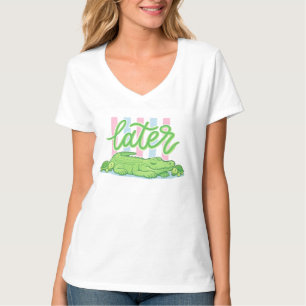 Schattig Tot Ziens Later Alligator Zomer Grafisch T-shirt