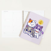 Schattig trio: drie Schattigee katten Planner (Display)