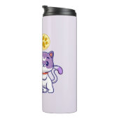 Schattig trio: drie Schattigee katten Thermosbeker (Geroteerd rechts)