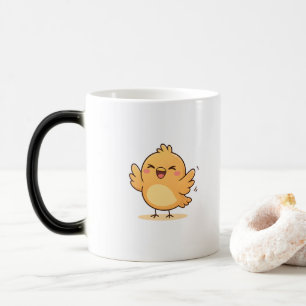 Schattig Trots Kuiken Minimalistische Cartoon Magische Mok