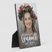 Schattig Type EDITABLE KLEURENSCHAP Afstuderen Fotoplaat (Zijkant)