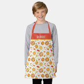 schattig unisex kinder bakpizza schort (Gedragen)