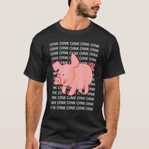 Schattig Varken Roken Kleding Mannen Vrouwen Kinde T-shirt