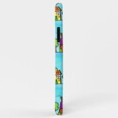Schattig vastgoedmakelaar in het blauw Case-Mate iPhone case (Achterkant/rechts)