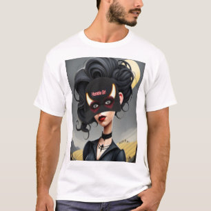 Schattig verschrikkelijk meisje t-shirt
