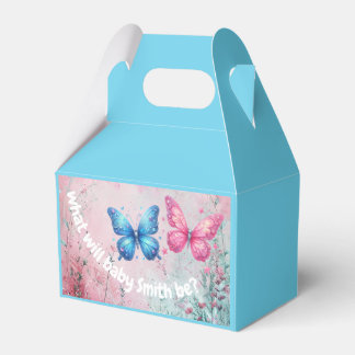 schattig vlinder Geslacht Onthullen Party tuin Bedankdoosjes