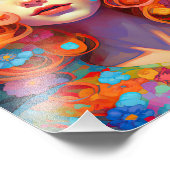 Schattig  voor meisjes foto afdruk (Hoek)