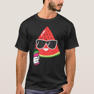 Schattig Watermeloen Watermeloen Frappe Zomerfruit T-shirt