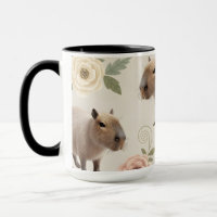 Schattig Waterverf Capybara Naadloos Patroon