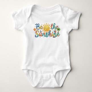 Schattig Wees De Zonneschijn Retro Zomer Grafische Romper