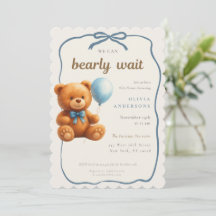 Schattig Welpje We kunnen nauwelijks wachten Blauw