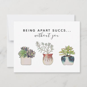 Schattig Wezen Apart Suckt Zonder Jou Cactus Notitiekaartje