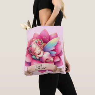 Schattig Whimsical Bloemige Zoete Dromen Slaapfee Draagtas