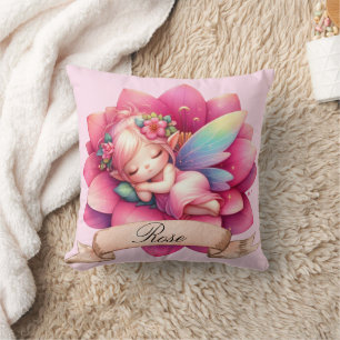 Schattig Whimsical Bloemige Zoete Dromen Slaapfee Kussen
