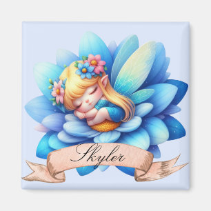 Schattig Whimsical Bloemige Zoete Dromen Slaapfee Magneet