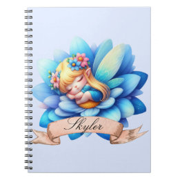 Schattig Whimsical Bloemige Zoete Dromen Slaapfee Notitieboek