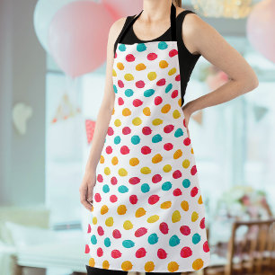 Schattig Whimsical Kleurrijke Katten Waterverf Pat Schort