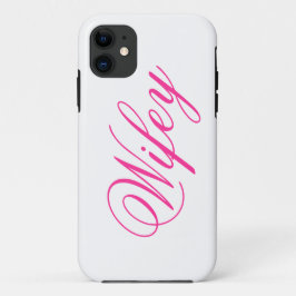 Schattig Wifey iPhone 5 Hoesje