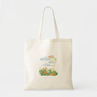 Schattig Wilde Bloem Tote Bag