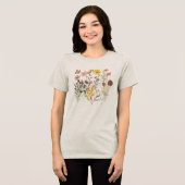 Schattig wildfloral T-shirt (Voorkant volledig)