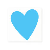 Schattig Wit en Blauw Hart Post-it® Notes