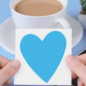 Schattig Wit en Blauw Hart Post-it® Notes