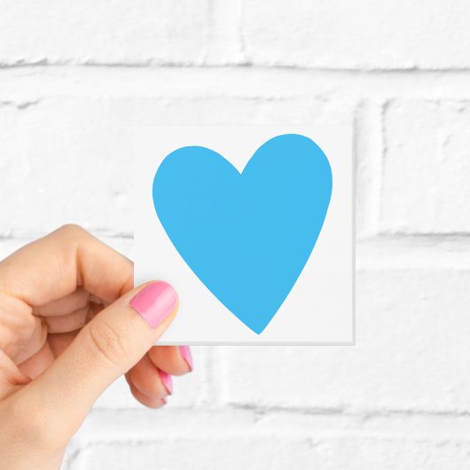 Schattig Wit en Blauw Hart Post-it® Notes