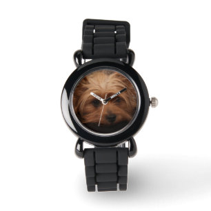 Schattig Yorkie Glitter horloge