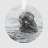 Schattig Zee Otter Ornament (voorkant)