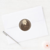 Schattig Zee otter Sticker ontwerp (Envelop)