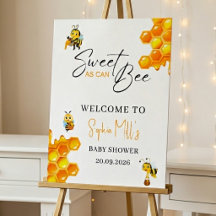 Schattig Zoete Bij Kan Baby Shower