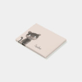 Schattig Zoete Panter Dier Post-it® Notes (Schuin)