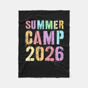 Schattig zomer kamp 2026 kampeer staf directeur sm fleece deken