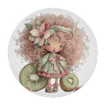 SCHATTIG ZOMERTHEMA MEISJE MET KIWI'S
