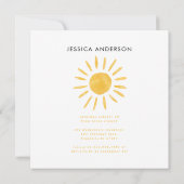 schattig zonneschijn 1e verjaardag multi foto (Achterkant)