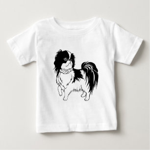 Schattig zwart-wit Baby Shirt