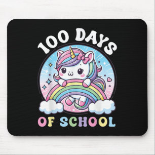 Schattige 100 dagen schoolmeisjes Eenhoorn 100e da Muismat