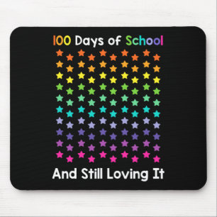 Schattige 100 dagen van school en nog steeds houde muismat