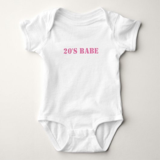 Schattige 20s (2020 dat is) babe Funny Kinder Knic Romper (Voorkant)