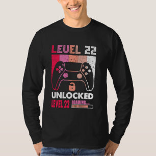 Schattige 22 jaar oude 22e verjaardag meisje nivea t-shirt