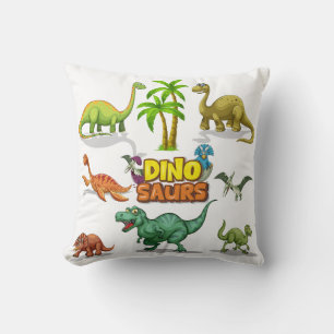 Schattige 3d Dinosaurus kussens ontwerp