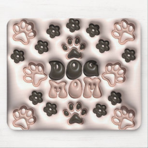 Schattige 3D Dog Moeder Muismat