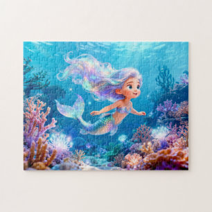 Schattige 3D Maagd Zodiac Meermin Legpuzzel
