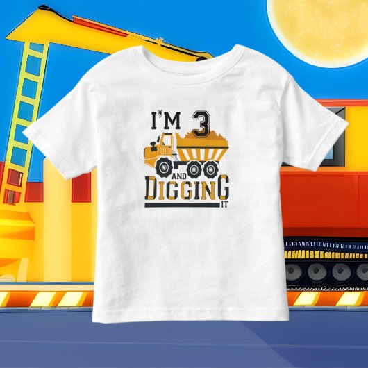 schattige 3e vuilniswagen kinder shirts
