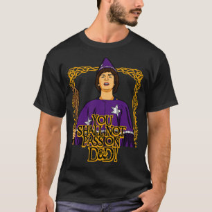Schattige 80s TV Wizard Tafelblad Meme Parodie T-shirt
