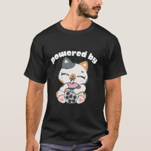 Schattige aangedreven door Boba Bubble Milk Tea An T-shirt