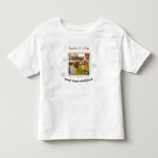 Schattige Aangepast Kind Pet Foto Lijst Naam Tekst Kinder Shirts