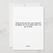 Schattige aangepaste kaart voor de beste hond-moed (Achterkant)