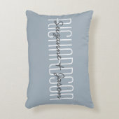 Schattige Aangepaste Koppel Namen Typografie Moder Accent Kussen (Voorkant(Verticaal))