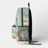 Schattige aangepaste puppy bedrukte rugzak (Rechts)